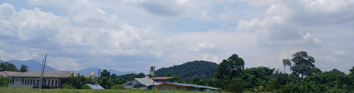 Suatu sudut Kampung Kepayang menghadap ke utara, 6 September 2025