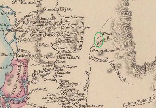 Peta Perak tahun 1876