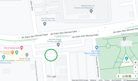 Lokasi Madrasah Nujumiah kini, secara dekat