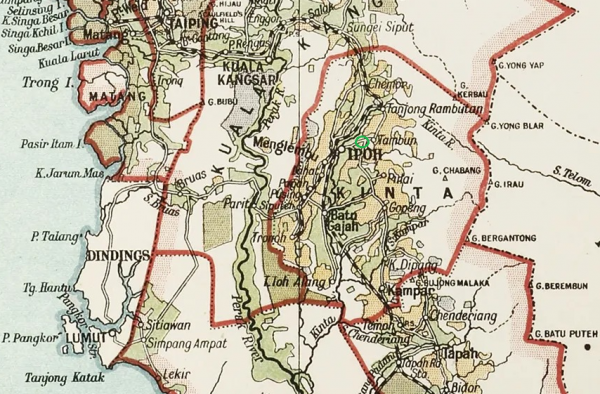 Peta negeri Perak 1923