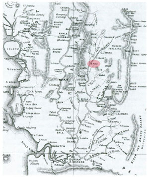 Peta Perak tahun 1789